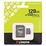 Карта пам’яті KINGSTON microSDXC 128GB + адаптер SD