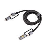 Кабель hoco U138 USB А - Type-C/ Lightning - Type-C/прикурювач, 1,2м