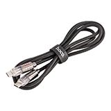 Кабель Hoco U122 60W type-C - type-C 1.2м чорний